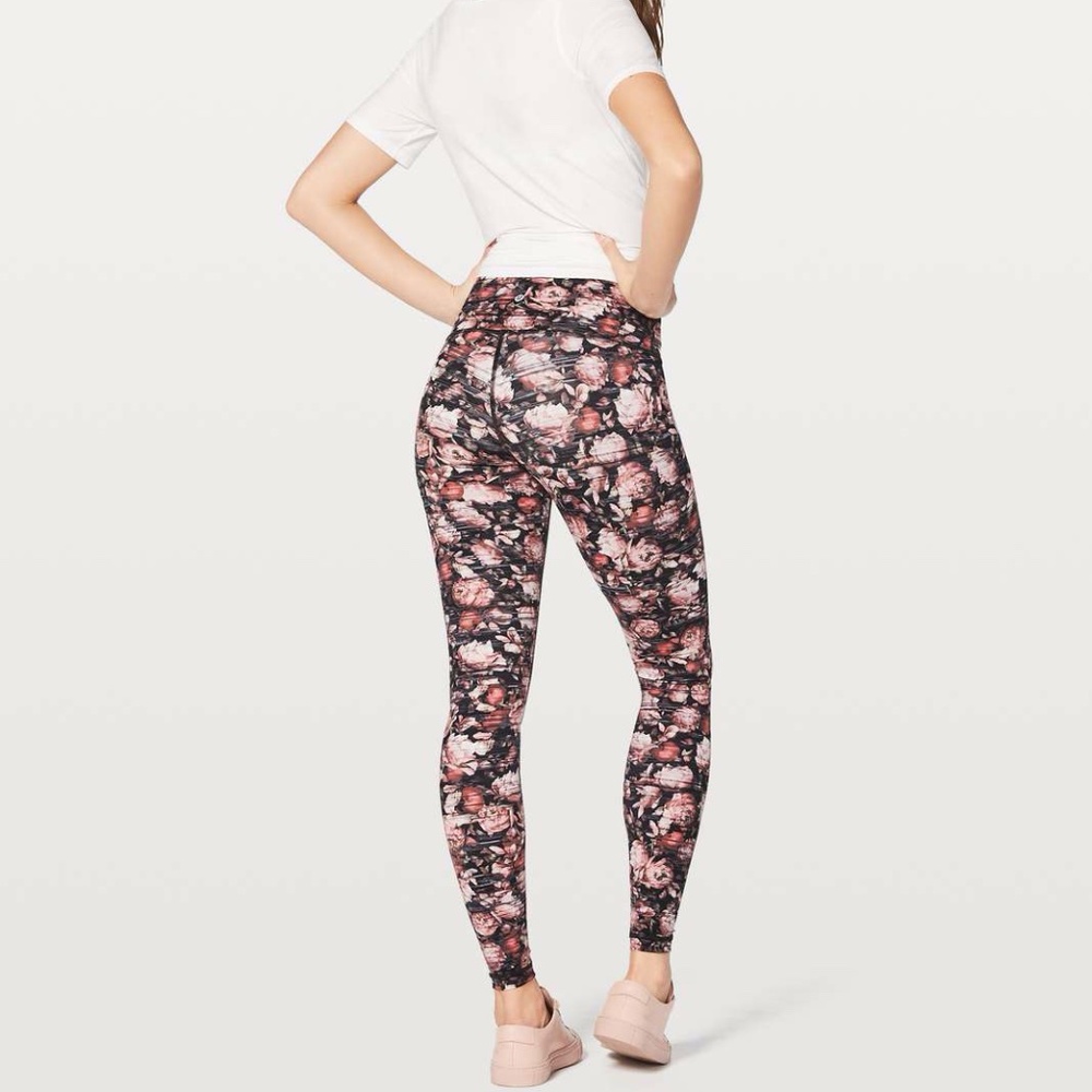 Lululemon Wunder Under Hi-Rise Tight *Nulux Peony Multi Size 8